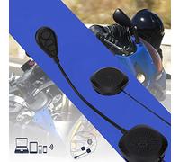 Picysa Auricolare per Casco da Moto Bluetooth 5.0 con Design Impermeabile per la Comunicazione a Mani Libere Durante la Guida