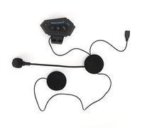 Picysa Auricolare per Casco Wireless Bluetooth con Hi-Fi e Chiamate in Vivavoce per la Guida in Moto, Plastica Leggera, 1 unità