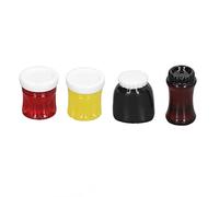 Picysa Barattoli di Marmellata Decorativi in Resina Modello 1:12 Simulazione In Scala 4 Pezzi per la Cucina Casa delle Bambole