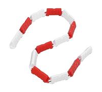 Picysa Barriere Stradali RC da 50 Pezzi Recinzione Durevole Rossa e Bianca per Accessori per Piste da per Auto RC 1/18 con Installazione Semplice