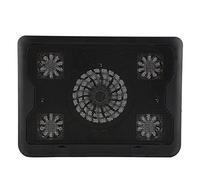 Picysa Base di Raffreddamento Portatile per Laptop con Design Ultra Sottile e 5 Ventole Silenziose per Giochi e Lavoro - Supporto Ergonomico Regolabile Alimentato Tramite USB