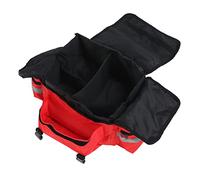 Picysa Borsa per Attrezzi per Pompieri Borsa di Emergenza di Grande capacità con Strisce Riflettenti per Escursioni in Campeggio 600D Oxford Red