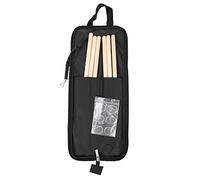Picysa Borsa per Bacchette in Tessuto Oxford Nero, Resistente e Impermeabile, Set per Suonare in Silenzio con Bacchette in Legno D'acero, Confezione da 6