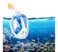 Picysa Copertura Subacquea per Snorkeling Integrale con Tecnologia Antiappannamento per Avventure Subacquee - Materiale Leggero in Policarbonato, Taglia S/M/L (blu)