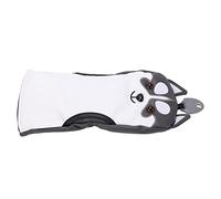 Picysa Copri Testa da a Forma di Cane Materiale PU Impermeabile Carino per Allenamento 1 X Copertura in Legno da (3 coperture per mazze in legno)