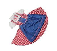 Picysa Costume da Ragazza Dell'Oktoberfest Elegante Abito Dirndl con Grembiule per la Festa della Birra Abito Uniforme Realizzato in Morbido Poliestere (#13)
