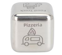 Picysa Dadi Decisionali in Metallo per Alimenti, Pianificatore di Pasti Unico in Acciaio Inossidabile per Appuntamenti Serali/cene Romantiche
