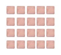 Picysa Dissipatore di Calore in Rame Pad Shim Raffreddamento Rapido Kit di Raffreddamento Termico CPU per GPU VRAM RAM 100 Pezzi 15x15mm (0,5 mm)