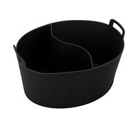 Picysa Divisorio in Silicone Riutilizzabile per Pentola a Cottura Lenta per Cucinare Due Pasti Contemporaneamente in, 1 X 356 G (Nera)