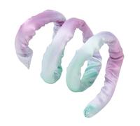 Picysa Elastico per Capelli con Chiusura a Spirale Design Flessibile e Durevole per Code di Cavallo e Dreadlock per Uomo Donna Viola Verde 1 unità