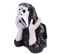 Picysa Figurina di Fantasma con Faccia Urlante Rosa Statua Spaventosa