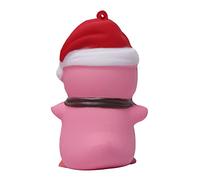 Picysa Giocattolo antistress di Natale, giocattolo a pressione di Babbo Natale, materiale PU elastico a salita lenta, senza pericolo per la decorazione della casa e dell'ufficio dei bambini (ZM0058