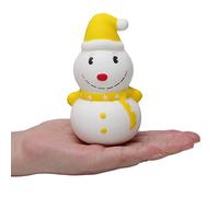 Picysa Giocattolo antistress di Natale, giocattolo di spremitura di Babbo Natale, materiale PU elastico a salita lenta, senza pericolo per la decorazione della casa e dell'ufficio dei bambini (ZM0060