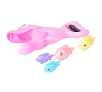 Picysa Giocattolo da Bagnetto per Bambini Giocattolo Colorato per Catturare Pesci per Bambini Divertimento in Acqua Gioco da 5 Pezzi (clip del delfino)