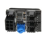 Picysa Hub Ventola PWM Distributore Ventola di Raffreddamento Ad Alta Potenza per Computer Desktop Controllo velocità Regolabile 8 Ventole 1,7 X 1, X 0,8 Pollici