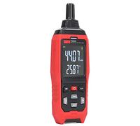 Picysa Igrometro Digitale con Display LCD Ad Alta Precisione per il Test della Temperatura del Bulbo Umido del Punto di Rugiada per Uso Interno Rosso