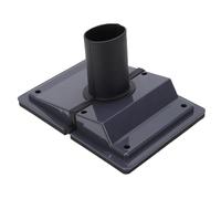 Picysa Kit Copertura Set di Penetrazione Parete HVAC, Plastica Resistente Alle Intemperie con Guarnizione Morbida per Condizionatore D'aria Interno/esterno, 2 unità (Grigio)