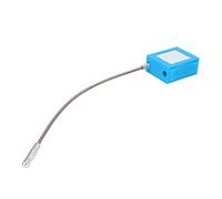 Picysa Kit di Bloccaggio con Cavo di Sicurezza Lucchetto in Acciaio Inossidabile 85 Mm con Cilindro di Chiusura a 12 Inserti e Oltre 10.000 Combinazioni per la Manutenzione del (Blu)