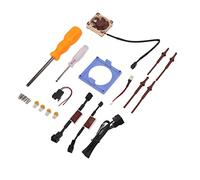 Picysa Kit di Montaggio Stampato in 3D per Mini Ventola per di Raffreddamento Silenzioso Purple con Ventola