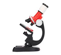 Picysa Kit microscopio per bambini, immagine chiara 1200x, obiettivo ad angolo regolabile, giocattolo educativo per bambini con luce LED