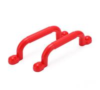 Picysa Maniglie di Sicurezza Antiscivolo per Strutture da Arrampicata per Bambini Facile Installazione Accessori per Altalene per Carichi Pesanti per Case sugli Alberi e Strutture di Gioco (Rossa)