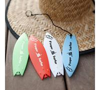 Picysa Mini Tavola da Surf Giocattolo per Bambini e Adolescenti, Plastica Resistente, Perfetta per il Divertimento Al Chiuso e All'aperto, Confezione da 4 Colori (6.00)