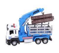 Picysa Modello di Camion Giocattolo in Scala 1:32 in Lega con Effetti Luminosi e Musicali per Bambini Dai 6 Anni in su, Regalo di Compleanno (Blu)