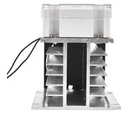 Picysa Modulo Avanzato relè a Stato Solido Trifase per Controllo Automatico 480 V CA Adatto per Applicazioni Industriali Plastica Tecnica Ignifuga (TSR-60DA-R Con radiatore)