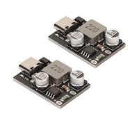 Picysa Modulo di Carica QC3.0 PD3.0 TIPO C da 2 Pezzi PCB Durevole per Ricarica Rapida con Regolazione Automatica della Tensione