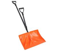 Picysa Pala da neve a doppio uso con manici regolabili, design ergonomico antiscivolo, leggera e durevole per uno scontro senza sforzo