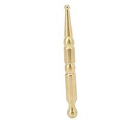 Picysa Penna per Agopuntura Maniglia Strutturata a Doppia Testa per un Efficace Strumento di Massaggio per Riflessologia Facciale 1x Ottone Leggero