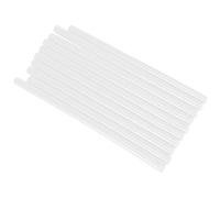 Picysa Penne adesive a caldo, set da 10 pezzi, 7 x 150 mm, penne adesive a caldo colorate per 20 W, piccola pistola per colla a caldo (trasparente)