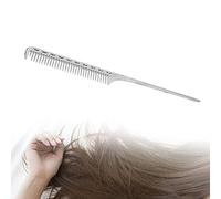 Picysa Pettine Professionale per Ratto, Pettine da Salone, Parrucchiere in Alluminio e Alluminio Speciale Metallo (Argento)