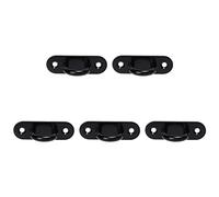 Picysa Piastra con Occhiello Ovale in Acciaio Inossidabile, Confezione da 5 Ganci da Soffitto con Cuscinetto di Carico Rinforzato Spesso 3 Mm (8 mm)