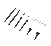 Picysa Set Albero Motore Asse RC, Acciaio Resistente, Prestazioni Potenti per TRX4M 1/18 RC Crawler, 4 Parti