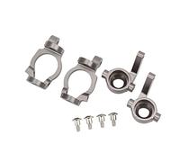 Picysa Set Blocco C della Coppa dello Sterzo RC in Lega di Alluminio per ZD Racing 10 10421 SUV del Deserto RC 1/10 Grigio Titanio, Materiale di Alta qualità, Riduce L'attrito, Facile da Installare,