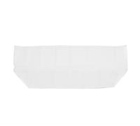 Picysa Set di 3 coperture protettive rettangolari per piante con cavo elastico, protezione contro il gelo invernale, gel per vasche da piante (bianco)