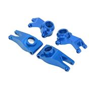 Picysa Set di Assi Posteriori con Blocco Sterzo RC Durevole in Lega di Alluminio per Senton, Parti di Ricambio di Aggiornamento, Accessori RC Leggeri (Blu)