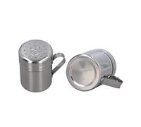 Picysa Set di Bottiglie per Condimento Sale e, Elegante e Durevole, a Forma di S, a Forma di P, per Tavolo da, Barbecue All'aperto, in Acciaio Inossidabile, 2 Pezzi