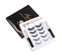 Picysa Set di Ciglia Magnetiche 10 Paia Impermeabili Durevoli Riutilizzabili per Occhi più Grandi e Luminosi Perfetti per Matrimoni, Feste e Vita Notturna