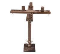 Picysa Set di ganci e anelli per quattro giocatori, ganci in legno, gioco interattivo veloce per bar per feste