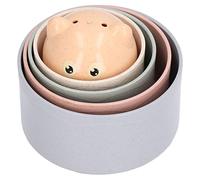 Picysa Set di Giocattoli per il Bagnetto per Bambini, Senza BPA, Tazze Impilabili per Bambini, Giocattolo per la Coordinazione Occhio-mano 6 mesi+
