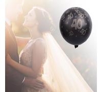 Picysa Set di Palloncini in Lattice 10 Pezzi Eleganti Decorazioni per Feste per Compleanni e Anniversari di Matrimonio in Oro e, Materiale Atossico da 12 Pollici (#6)