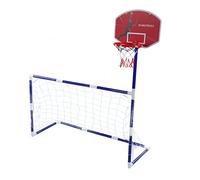Picysa Set Sportivo 2 in 1 per Bambini, Centro Sportivo Interattivo per Basket e Calcio, Divertente Gioco al Coperto All'aperto per Bambini dai 3 Anni in su, Materiale ABS Resistente
