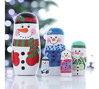 Picysa Simpatiche Bambole Matrioska in Legno per Bambole Nidificanti (#2)