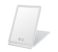 Picysa Specchio per Trucco Compatto a LED Ricaricabile 3X con Ingrandimento Illuminato Portatile Viaggio, Ideale per lo Styling dei Capelli e la Cura del Viso