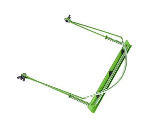 Picysa Staffa per Collo Regolabile con Clip per Armonica da 18 Cm per Suonare Comodamente - Plastica Verde per la Maggior Parte delle Armoniche a 10 e 24 Fori