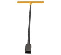 Picysa Strumento di Chiusura Dell'acqua Chiave Multiuso a 4 Vie Chiave per Contatore Dell'acqua in Acciaio Antiruggine, Ideale per Proprietari di Box/Cover e Professionisti (Giallo)