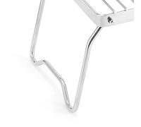 Picysa Supporto per Barbecue Pieghevole Portatile da Campeggio per Gite in Spiaggia e Raduni in Cortile Argento