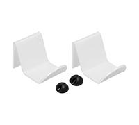 Picysa Supporto per Controller di Gioco Supporto per Gamepad Durevole in Acrilico Bianco per Organizzare Controller e Cuffie a Casa, Set di 2